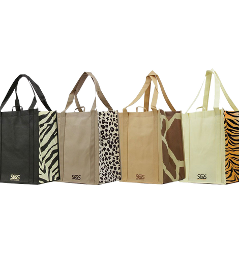 Graphic Pattern Prints Reinforced Bags