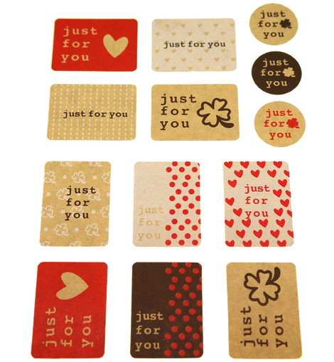 Just for You Sticker for Gift Wrapping 130 Stickers Great for Card making  Home Baking