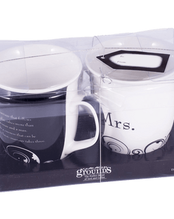 Mr. and Mrs. Christian Coffee Mug Set