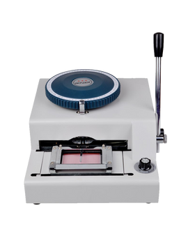 TMS 72 character Letters Manual Embosser Credit Id PVC Card VIP Embossing Machine
